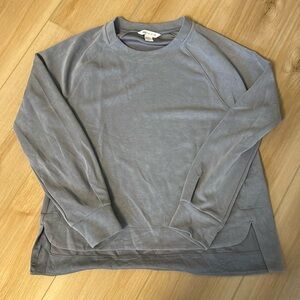 Athleta Seasoft Crewneck Sweatshirt Medium / Coastline Blue